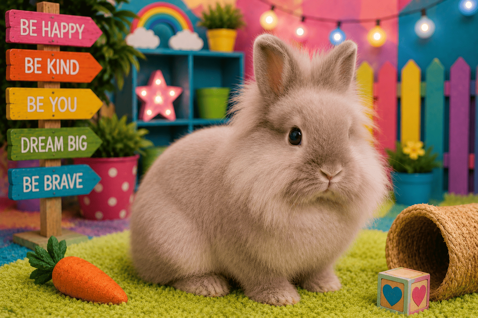Lionhead rabbit breed